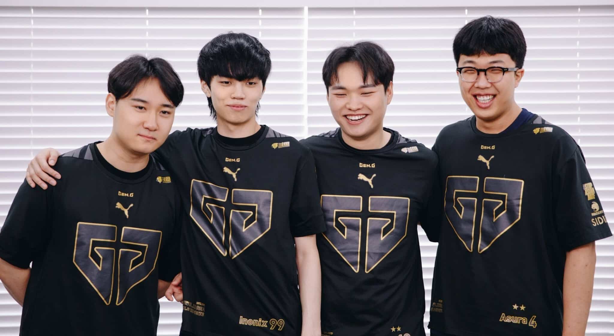pubg esports games - gen.g team