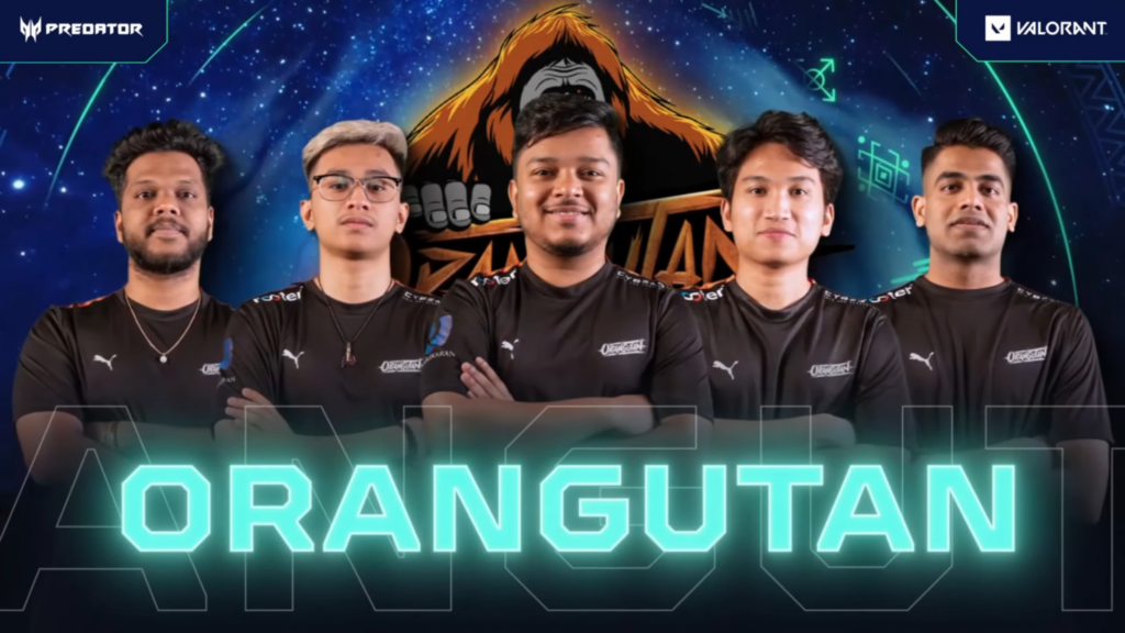 Orangutan one of the best Esports teams in India