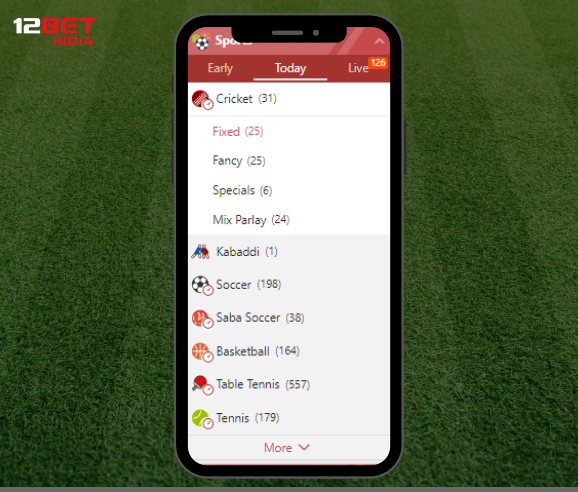 12BET India App sports betting