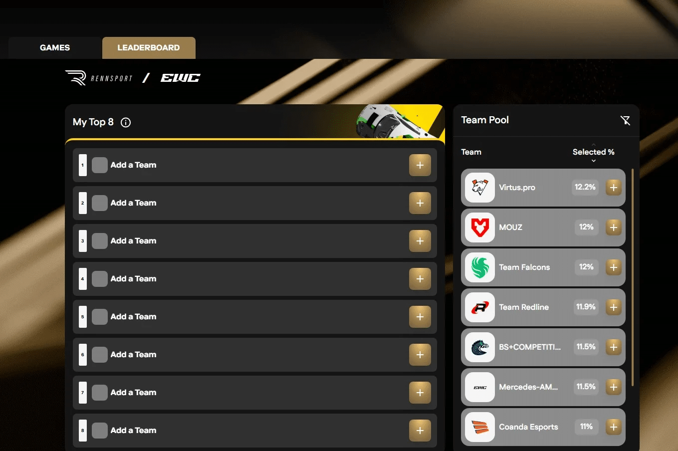 Esports World Cup Fantasy Pick-Em League