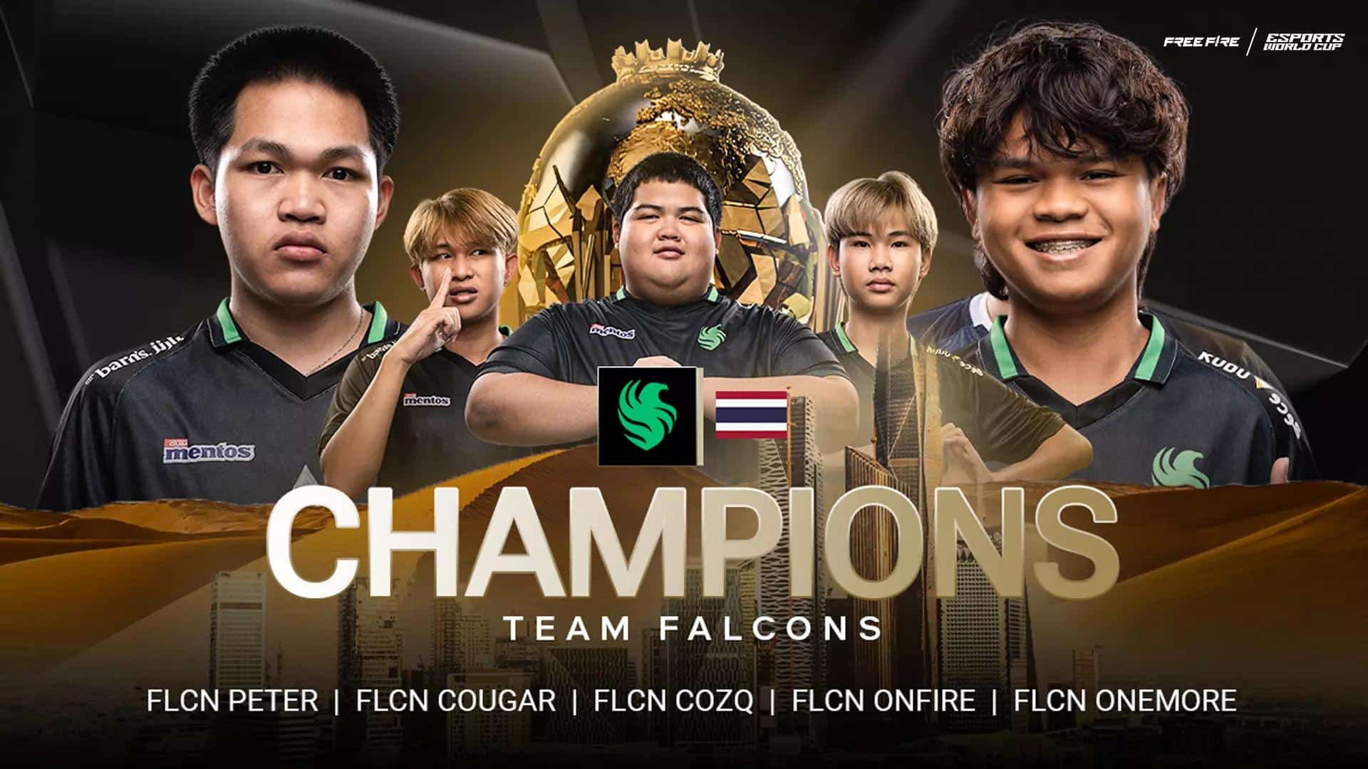 Free Fire EWC 2025 team falcons competing again