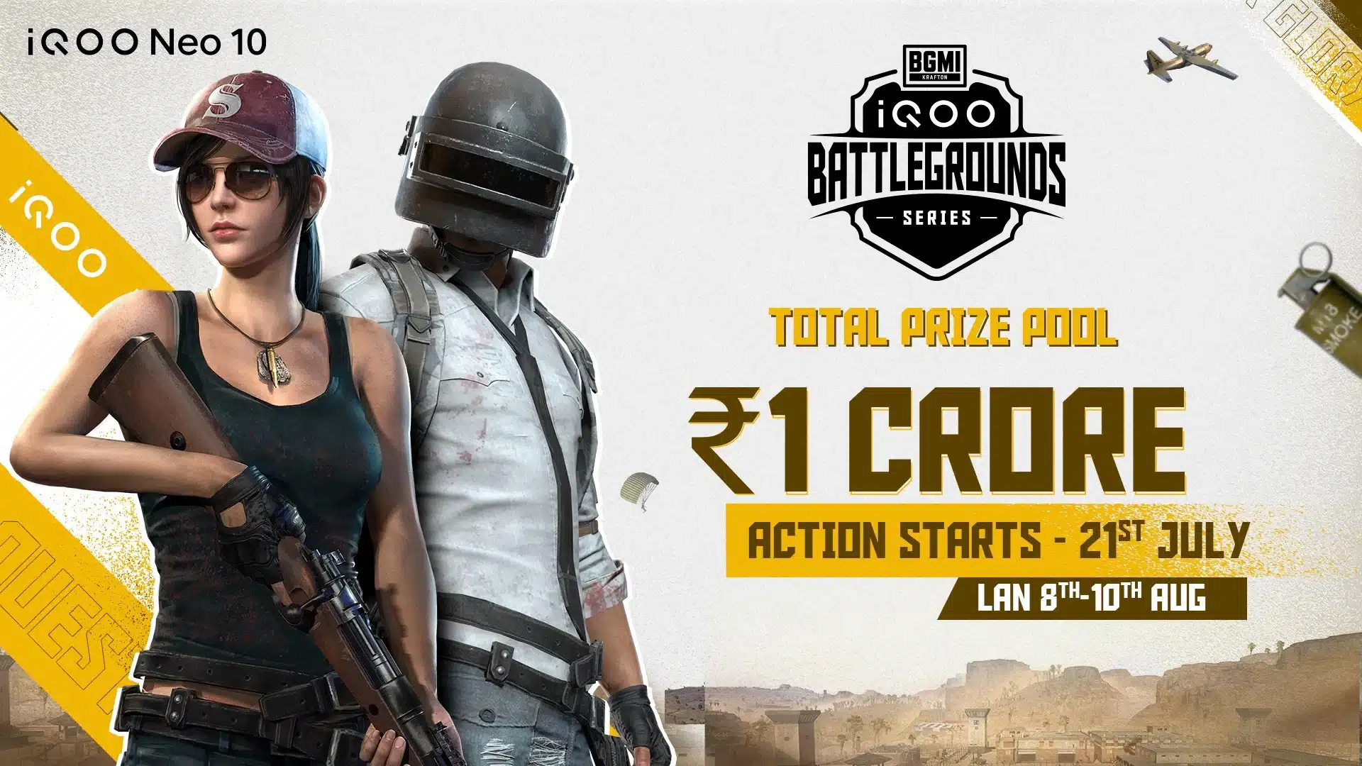 iQOO Battlegrounds Series Launches India’s Biggest BGMI Tournament